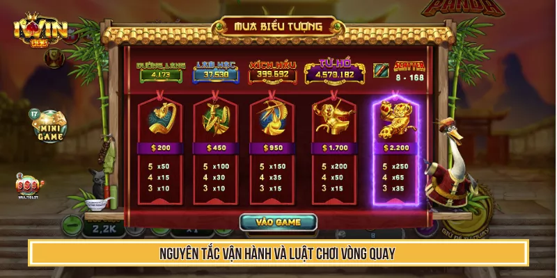 Nổ Hũ Công Phu Panda Là Gì? Bí Kíp Săn Jackpot Hấp Dẫn 3 Nguyên tắc vận hành và luật chơi vòng quay